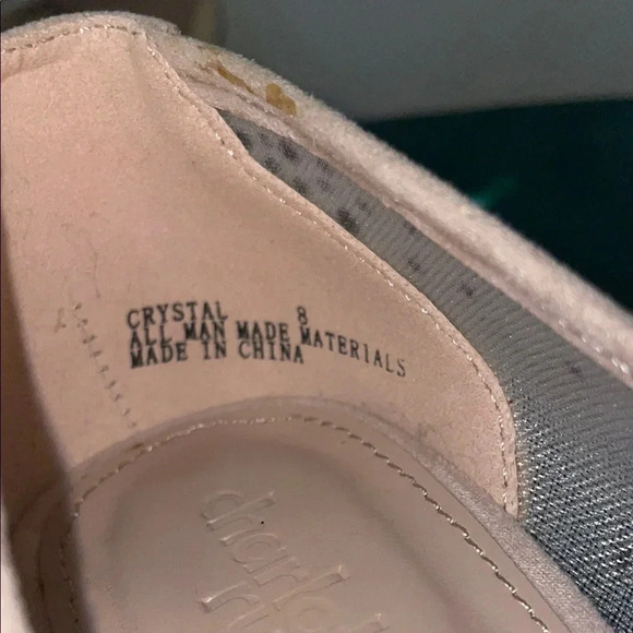 Charlotte Russe Cream Heels with Rhinestones and Stiletto Design (8) - Picture 10 of 10